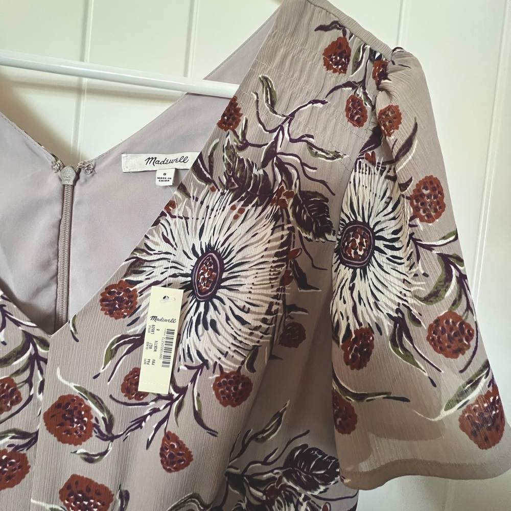 Madewell Floral Party Dress